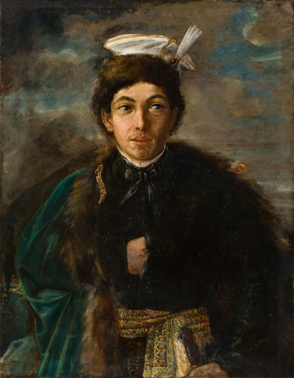 Maurycy Gottlieb, "Autoportret w stroju polskiego szlachcica".