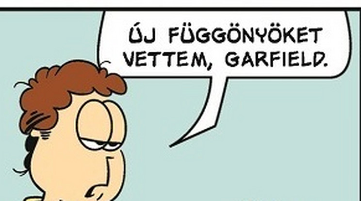 Jon örül az új szerzeménynek, Garfield már nem annyira boldog vele