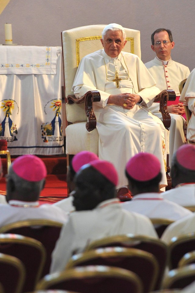 CAMEROON POPE BENEDICT XVI IN AFRICA