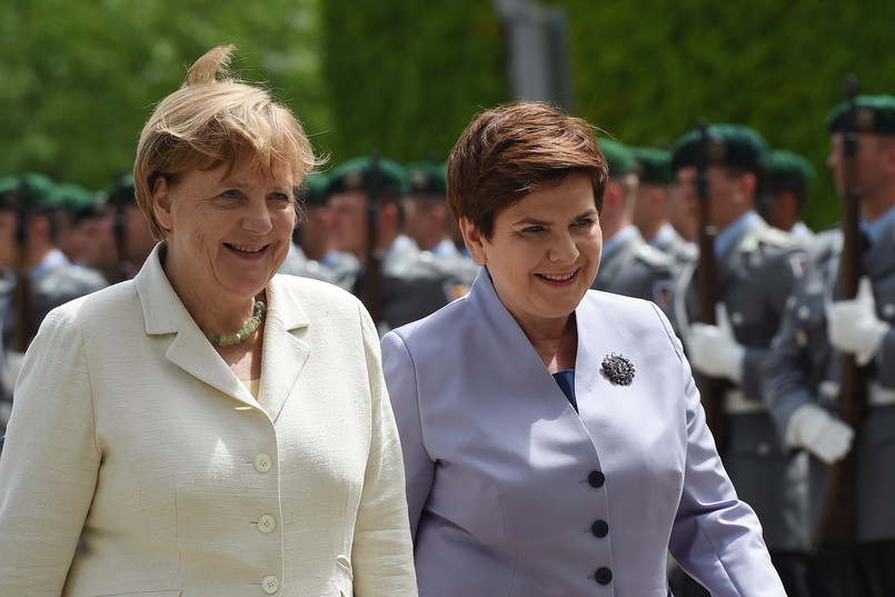 Kanclerz Niemiec Angela Merkel i premier Beata Szydło, PAP/Radek Pietruszka