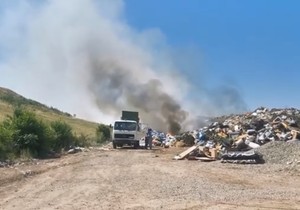 Gori deponija u Temerinu