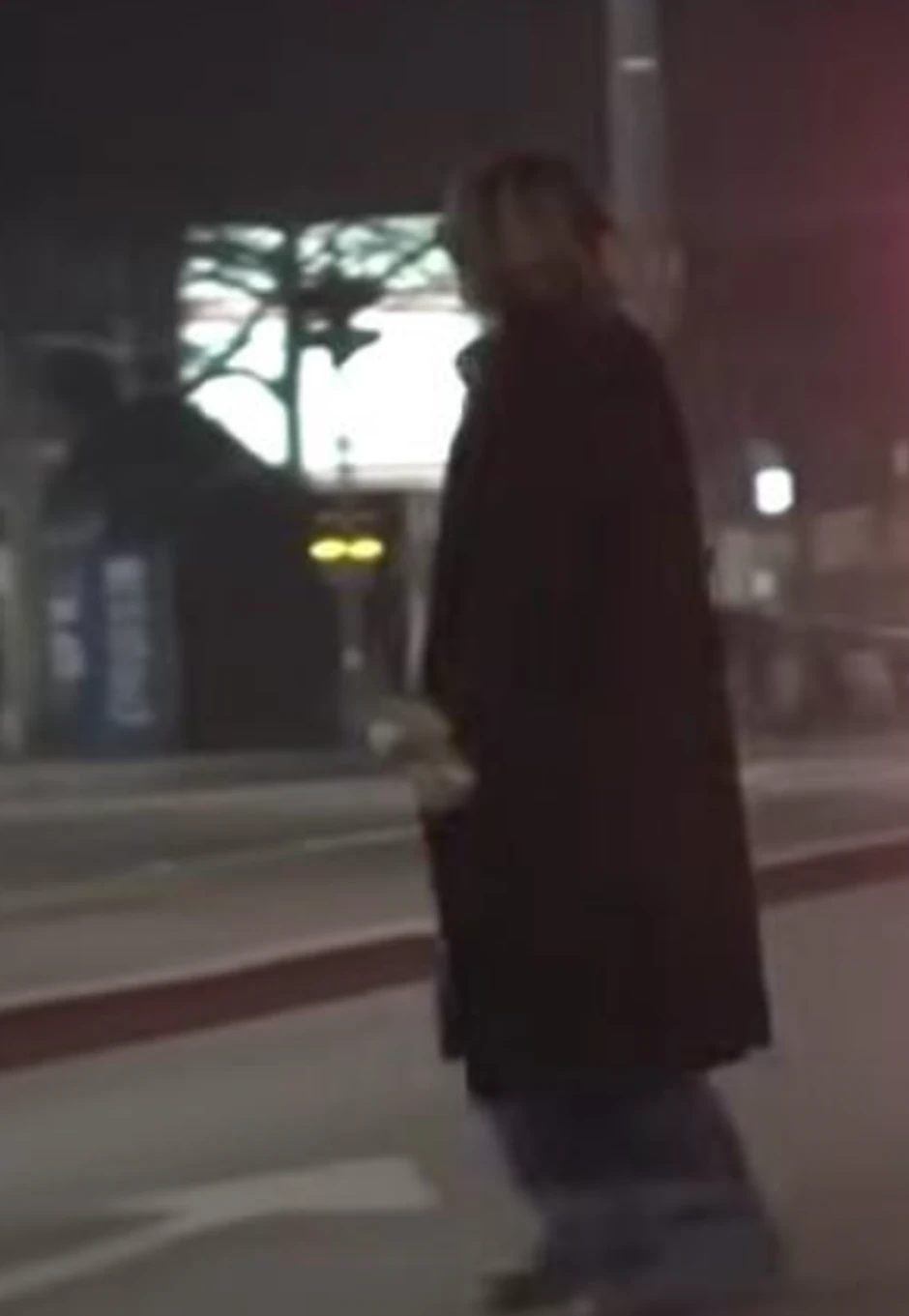 Ana Nikolić na tramvajskim šinama