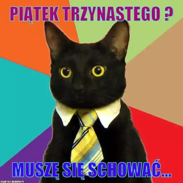 Dzisiaj piątek trzynastego. Te memy poprawią ci humor