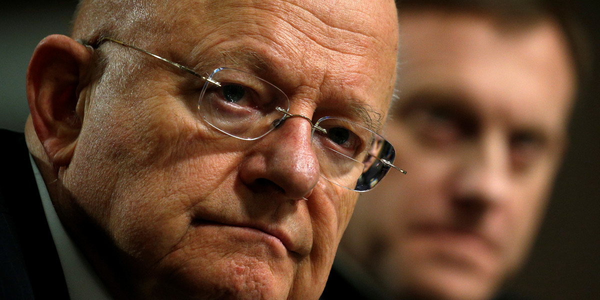 JAMES CLAPPER: Comey was 'uneasy' about having dinner with Trump