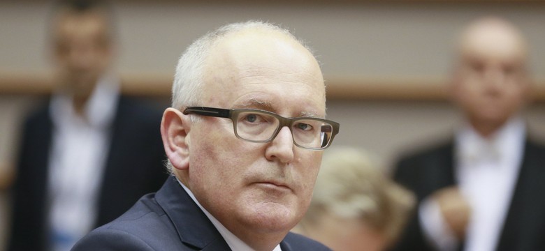 Europoseł PiS o wywiadzie Timmermansa: Na razie to tylko akty słowne, próba wywierania nacisku