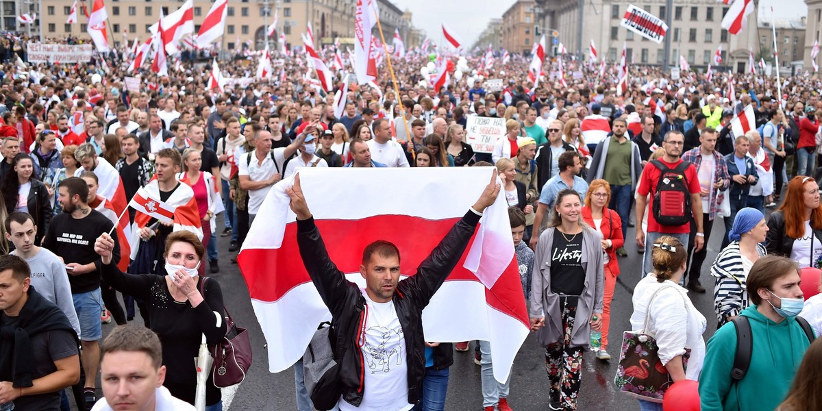 Protesty na Białorusi