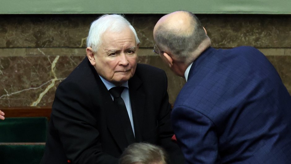 Jarosław Kaczyński w Sejmie