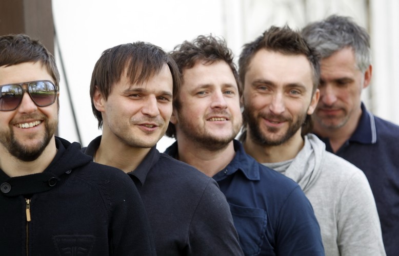 Myslovitz z nowym wokalistą (od lewej): Jacek Kuderski, Michał Kowalonek, Wojtek Kuderski, Wojtek Powaga oraz Przemek Myszor