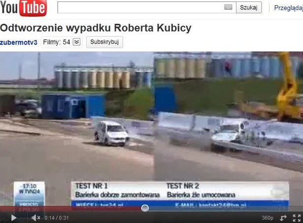 Odtworzyli wypadek Kubicy. To cud, że Polak żyje. Zobacz wideo