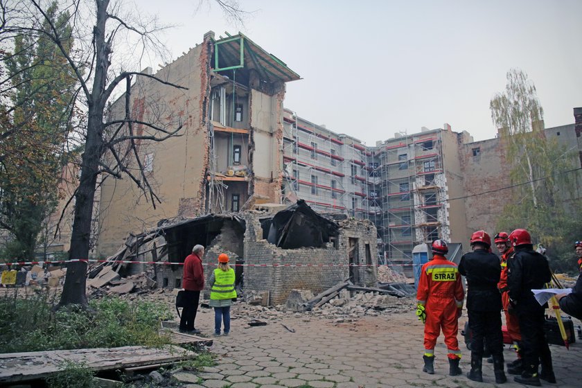 Katastrofa budowlana w Łodzi. Runęła kamienica