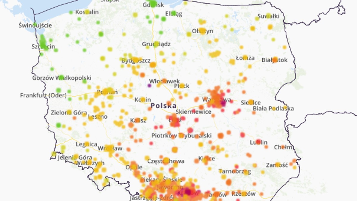 Smog w Polsce - 19 października. Stan, jakość i zanieczyszczenie powietrza