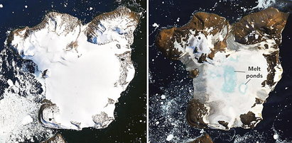 Antarktyda utraciła w kilka dni 20% pokrywy śnieżnej. Zdjęcia szokują