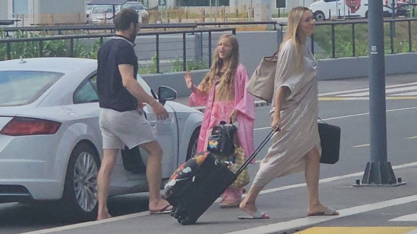 Anabela, Andrej i Blankica na aerodromu