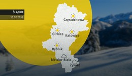 Prognoza pogody dla woj. śląskiego - 10.02