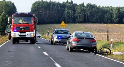 Koszmarny wypadek. 48-letni rowerzysta nie miał szans