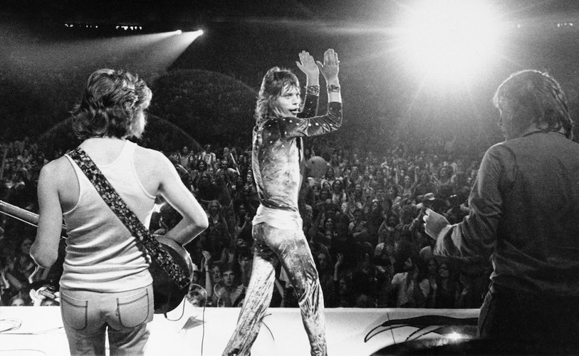 The Rolling Stones podczas koncertu w Houston – 25.06.1972