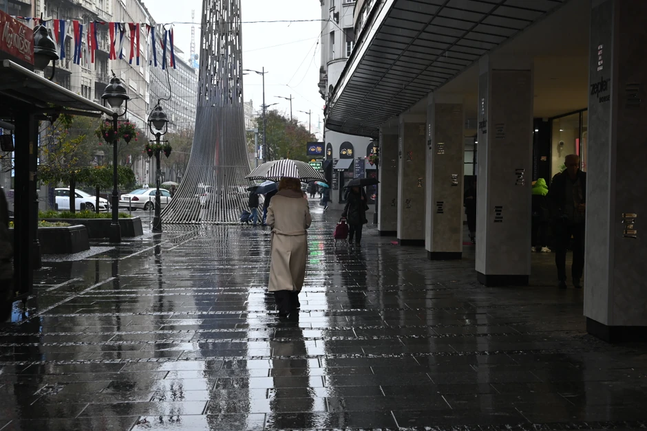 Kiša u Beogradu