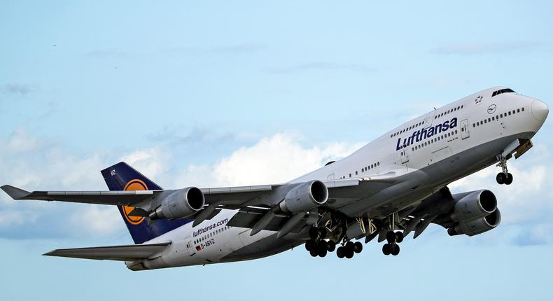 A Lufthansa Boeing 747.Urbanandsport/NurPhoto via Getty Images