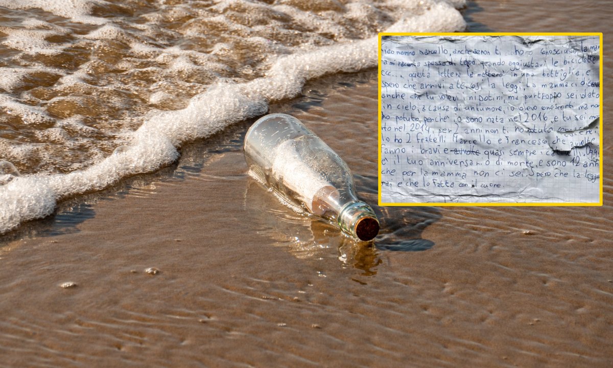 Tajemniczy list w butelce znaleziony na plaży. "Chciałam cię poznać, ale nie mogłam"