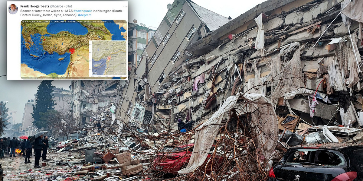 Holender przewidział potężne trzęsienie ziemi w Turcji.