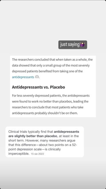 Widok InstaStories zamieszczonego na profilu Anny Wendzikowskiej na Instagramie