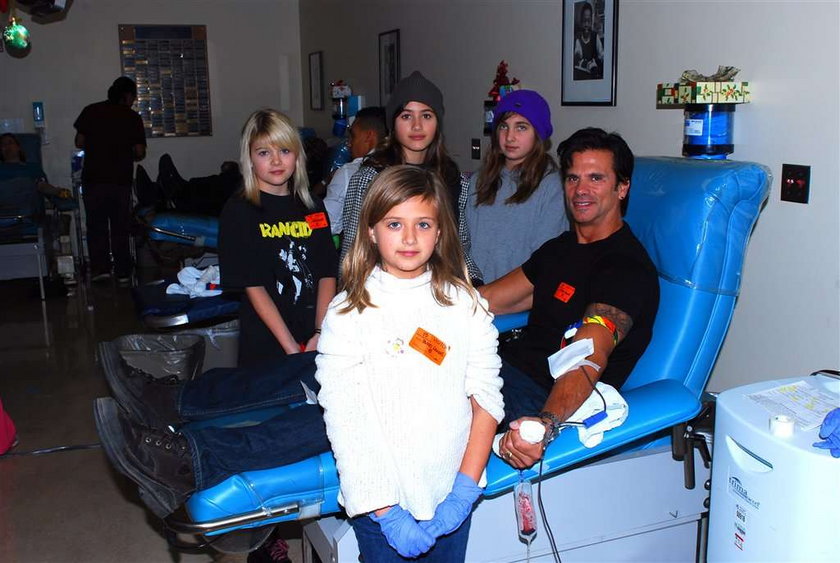 Lorenzo Lamas oddał krew dzieciom