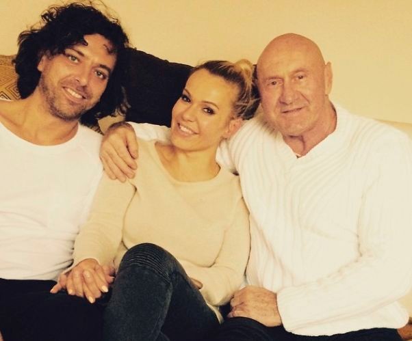 Doda z tatą i ukochanym, Emilem Haidarem