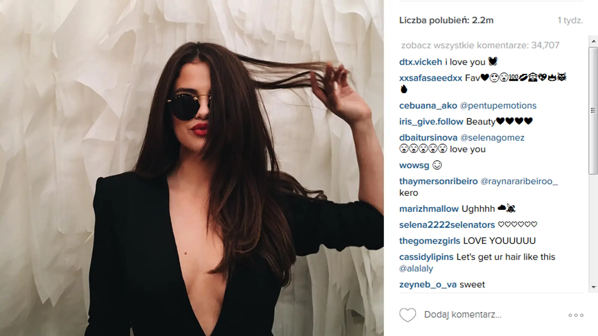 Selena Gomez nową królową Instagrama! Zobacz, kto jeszcze należy do pierwszej 10!