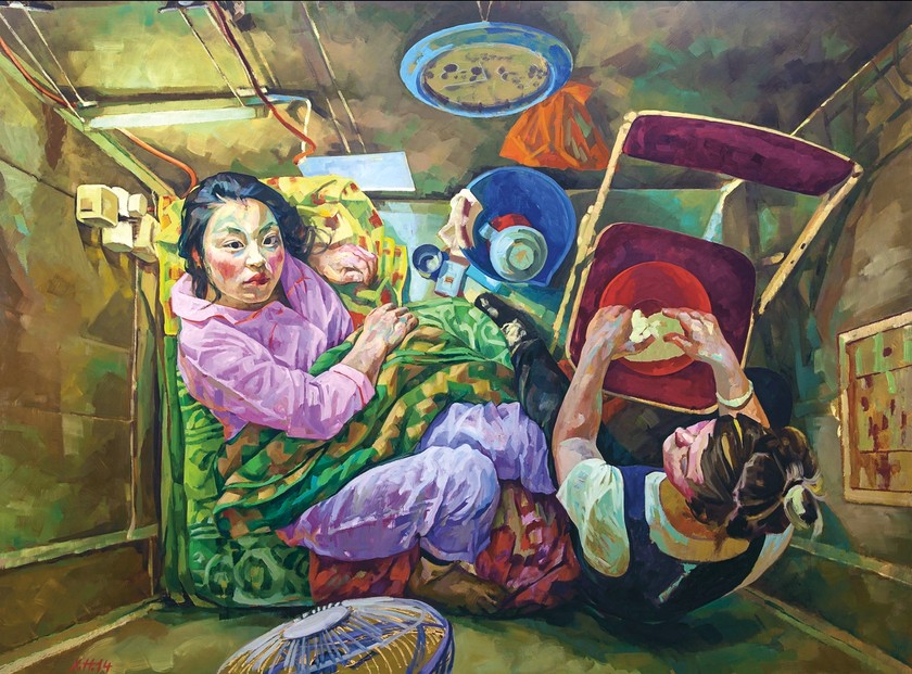 XENIA HAUSNER «Cage People», 2014.