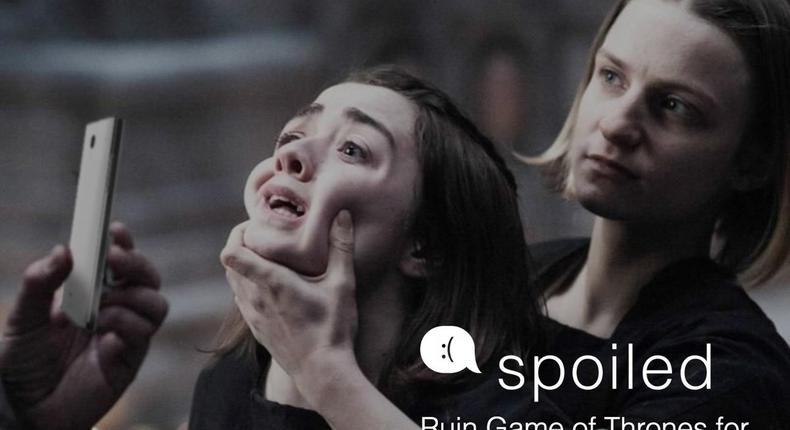 Spoil Game of Thrones for fans 