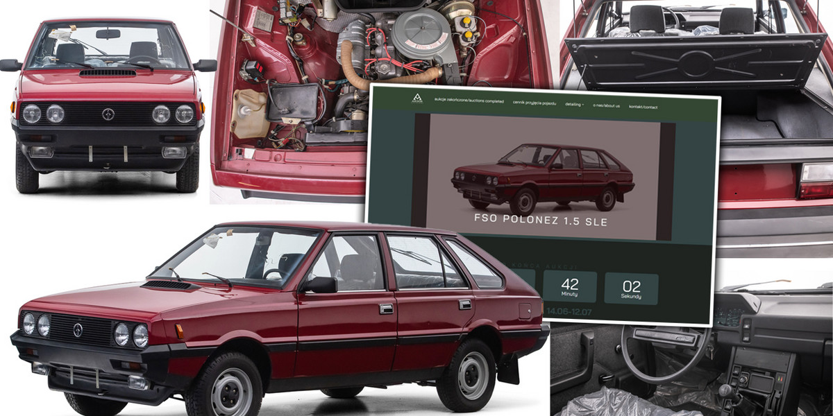 Polonez z 1989 r. wystawiony na licytacji domu aukcyjnego Ardor Auctions osiągnął już zawrotną sumę 83 tys. zł.