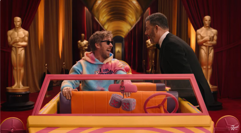 Ryan Gosling i Jimmy Kimmel w reklamie 96. gali rozdania Oscarów