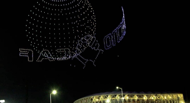 Can 2023 : spectacle de drones test pour la cérémonie d'ouverture