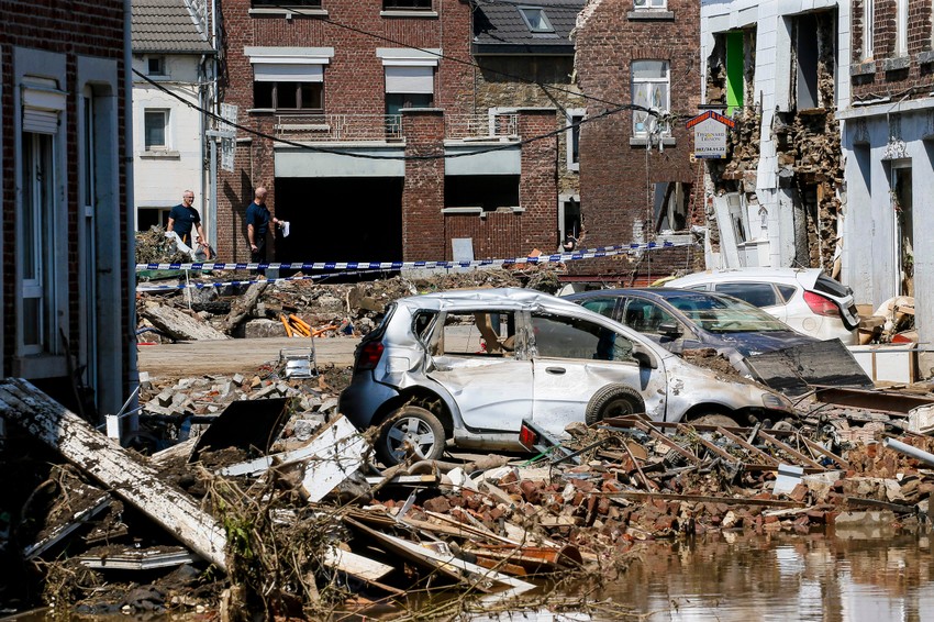 Posledice poplava u Belgiji - Pepinster