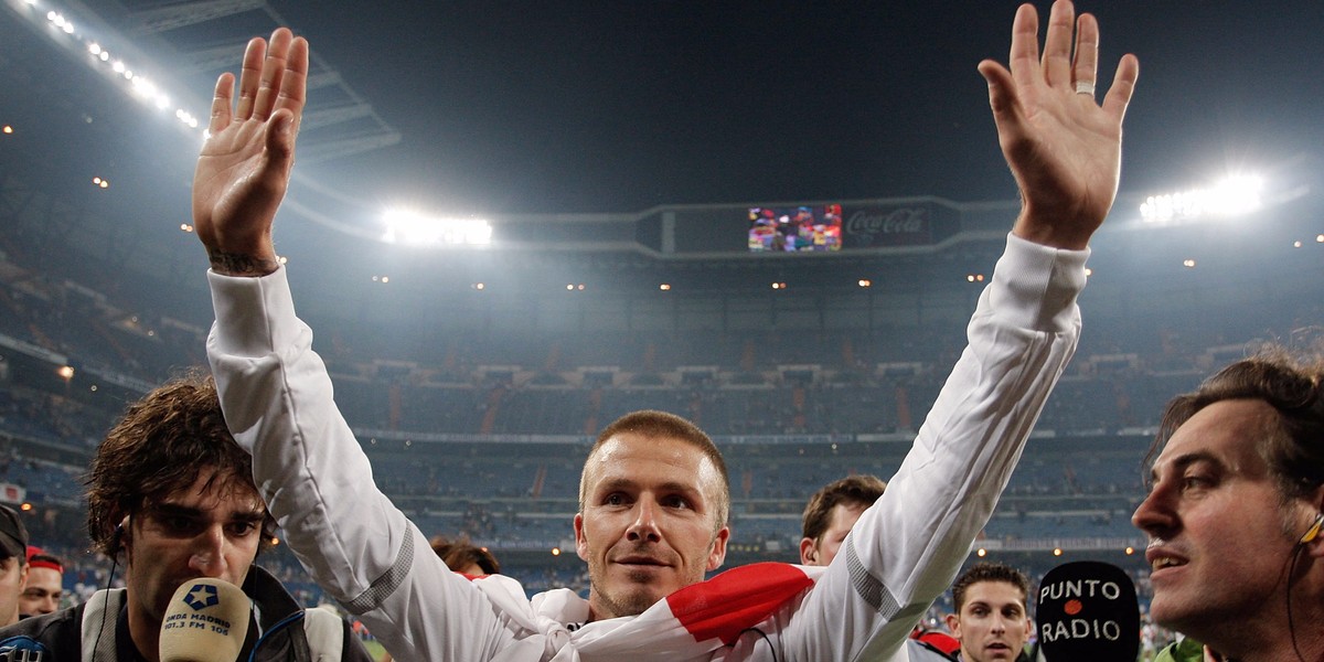 David Beckham won league titles in England, Spain, United States, and France.