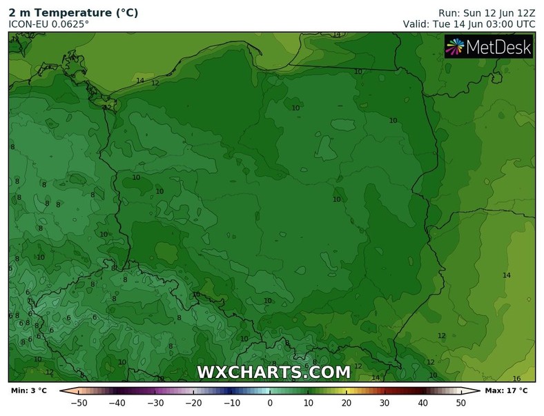 Noc zapowiada się zimno