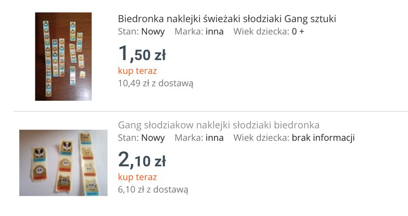 2 zł za naklejkę