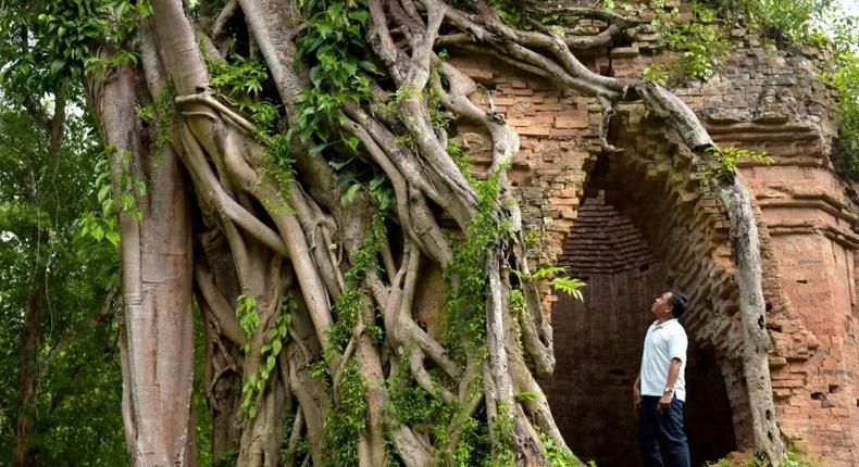 Sambor Prei Kuk, which means 'the temple in the richness of the forest', boasts nearly 300 brick temples and heaps of ruins across a 25 square kilometre (nine square mile) compound