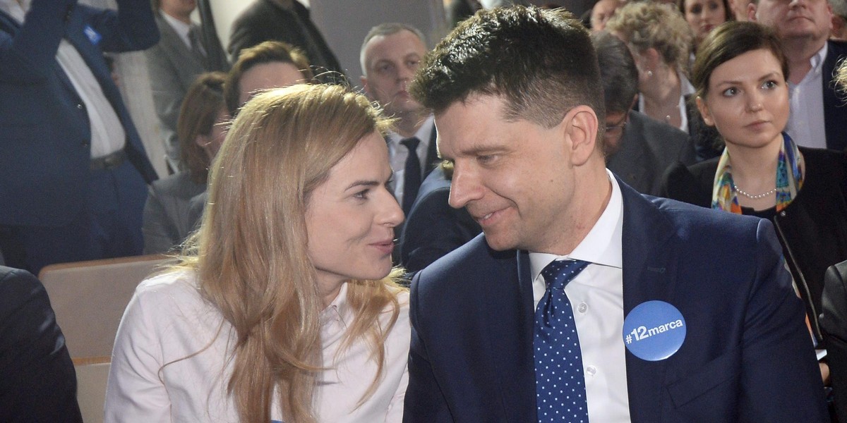 Joanna Schmidt i Ryszard Petru