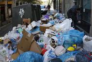 Śmieci w Madrycie