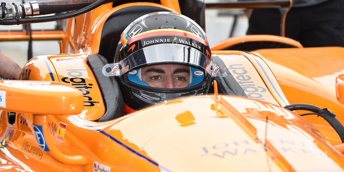 Fernando Alonso miał zaskakującą kolizję na Indy 500 w Indianapolis