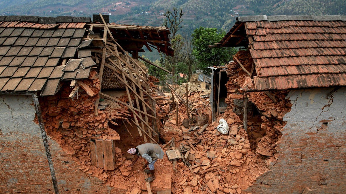 Nepal trzęsienie ziemi