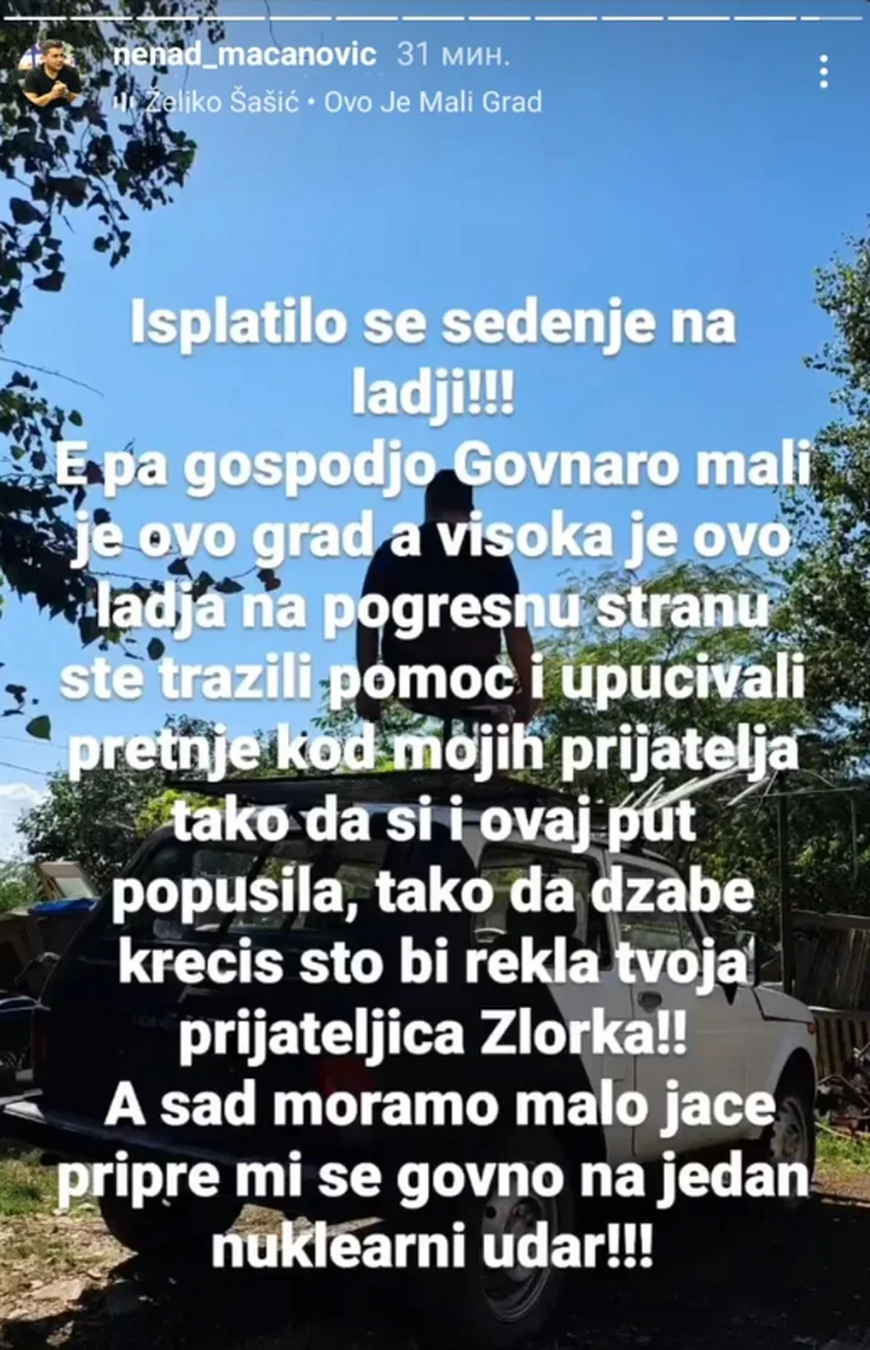 Bebica proziva Mariju Kulić