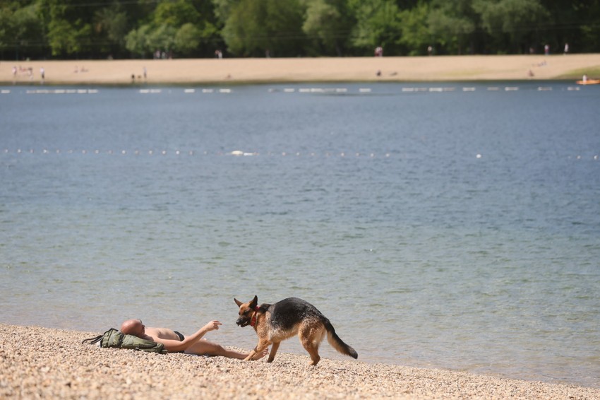 Ada Ciganlija, lepo vreme