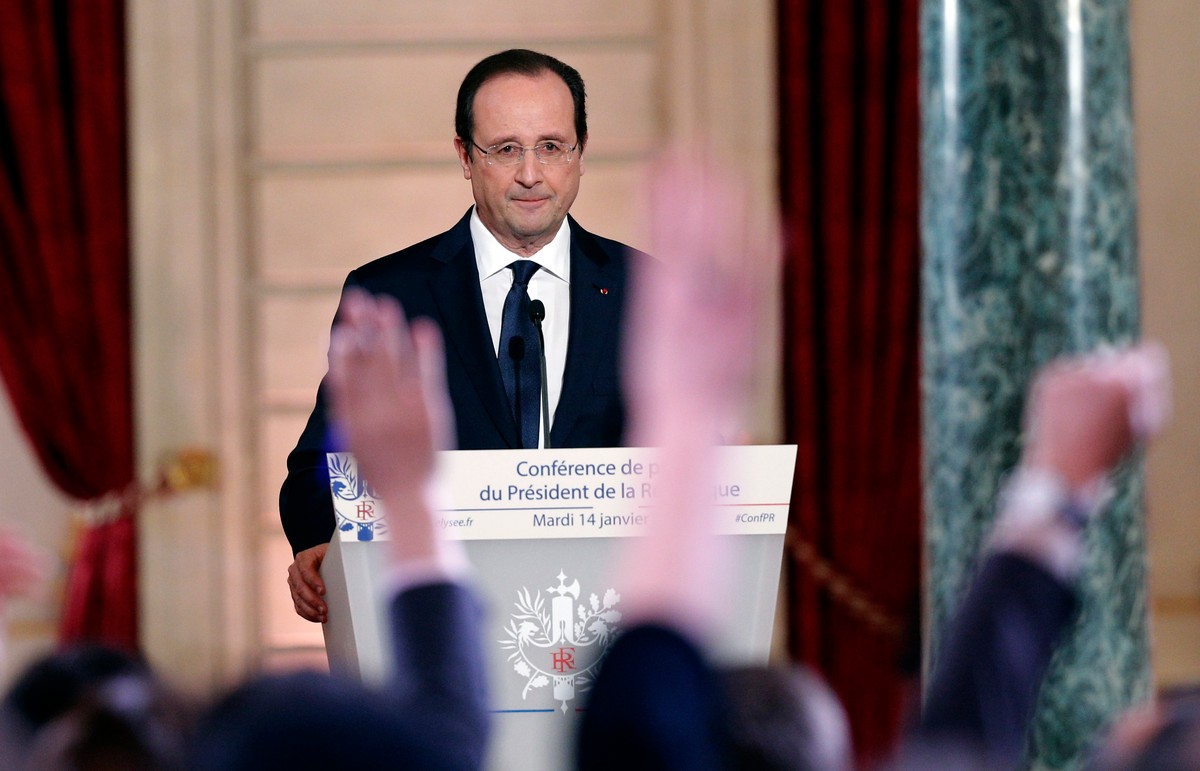 Prezydent Francji Francois Hollande