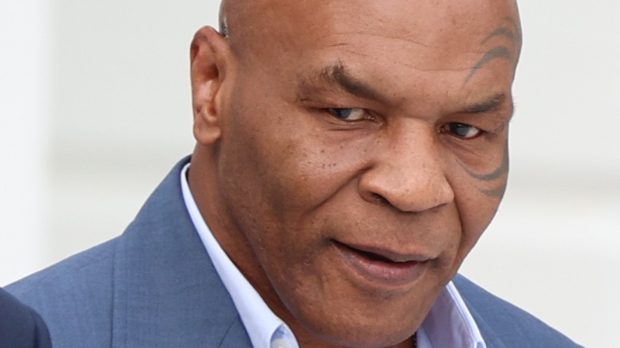 Bývalý americký boxer Mike Tyson. 