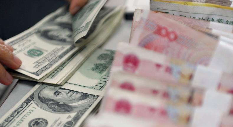 China isn't all that ready for de-dollarization as well.REUTERS/China Daily