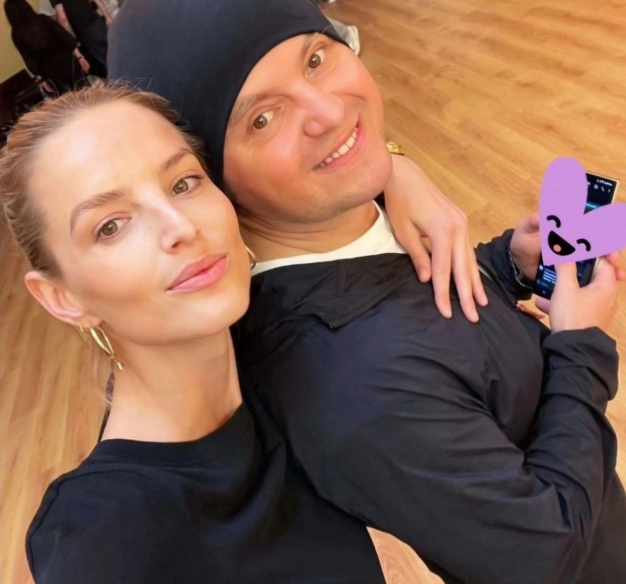 Ján Tribula a modelka Kocianová.