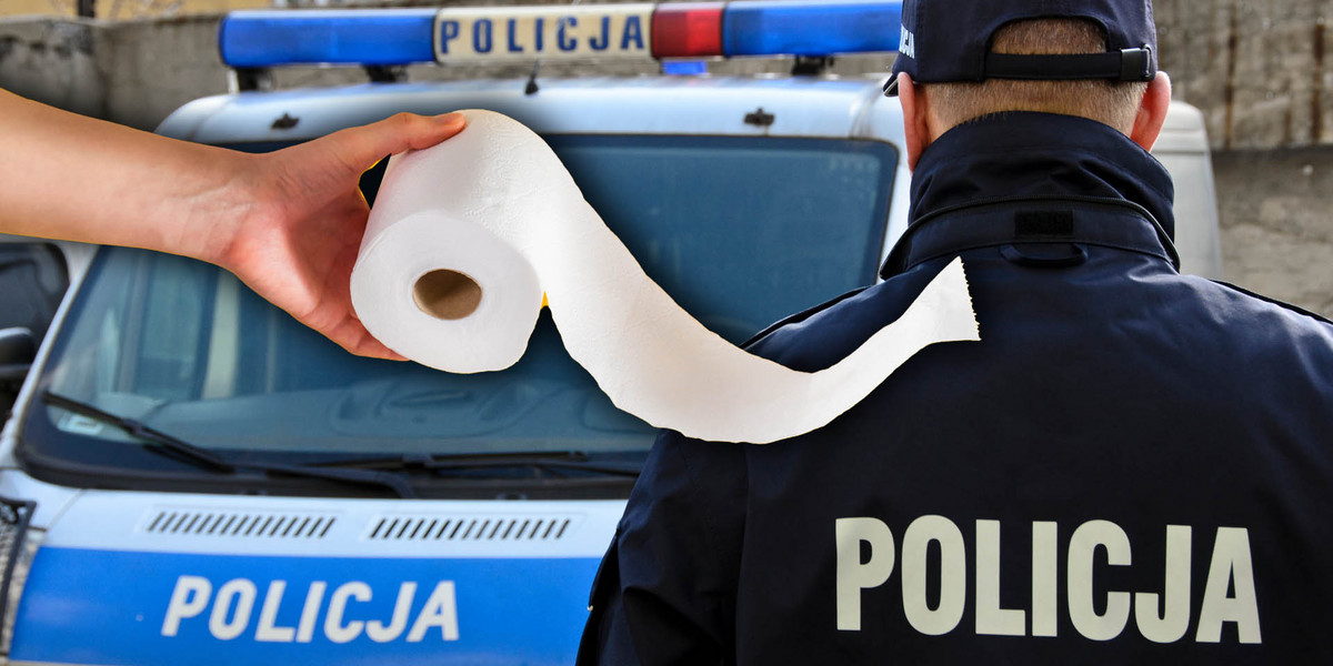 Policjanci z Tarnobrzega skarżą się na brak papieru w toaletach.