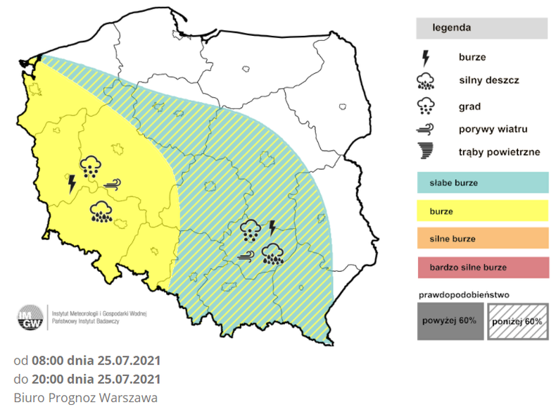 W niedzielę zacznie grzmieć, głównie na zachodzie